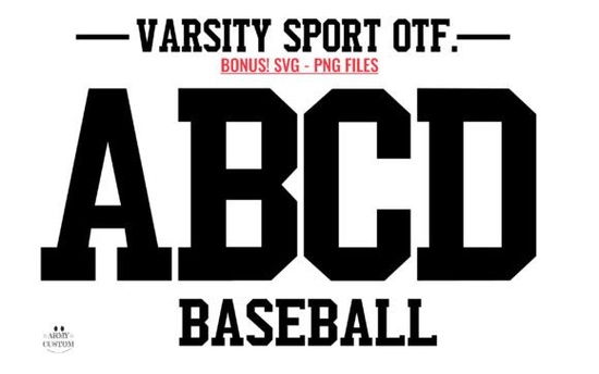 Varsity Sport Army Font